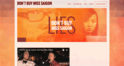 Desktop Screenshot of dontbuymiss-saigon.com